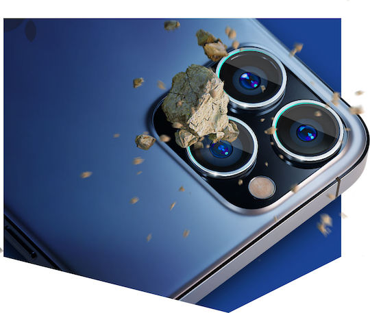 3MK Протектор за камера Закалено стъкло Silver за iPhone 14