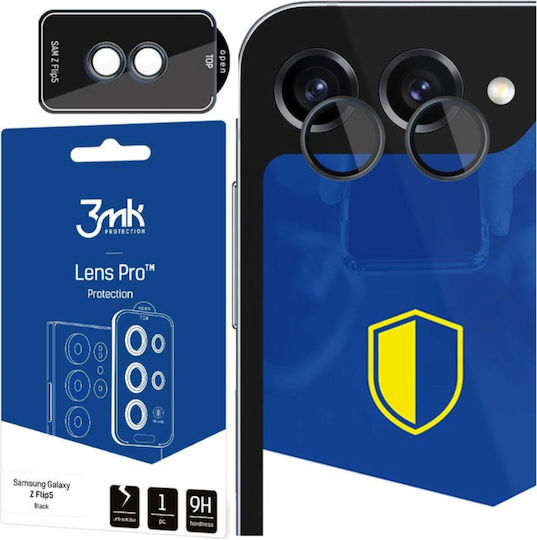 3MK Lens Protection Pro Προστασία Κάμερας Μεταλλικό Πλαίσιο Μαύρο για το Galaxy Z Flip5