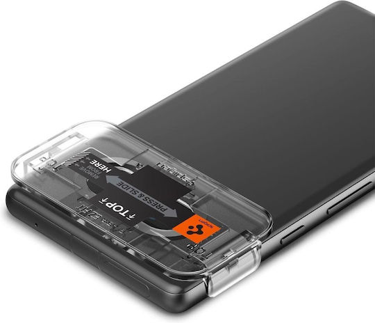 Spigen Glas.tR EZFit Optik Lens Camera Protection Tempered Glass Black for the Google Pixel 7A