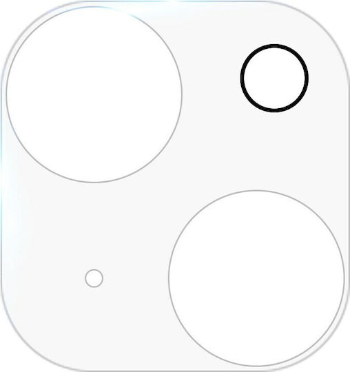 Lens Camera Protection Tempered Glass White for the iPhone 13 / 13 mini