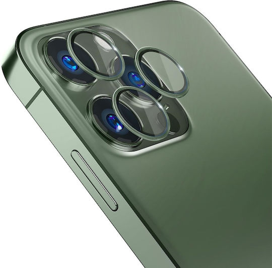 3MK Προστασία Κάμερας Tempered Glass Alphine Green για το iPhone 13 Pro, iPhone 13 Pro Max