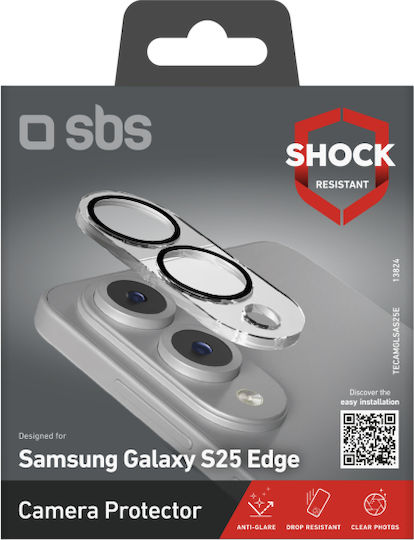 SBS Προστασία Κάμερας Tempered Glass Διάφανο για το Samsung Galaxy S25 Edge