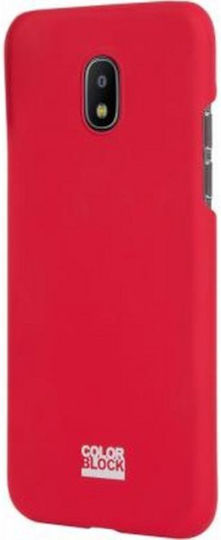 Color Block Case Galaxy J2 2018 Hard Red