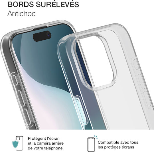 Bigben Case Iphone 16 Pro Flexible Silisoft Anti-yellowing Transparent
