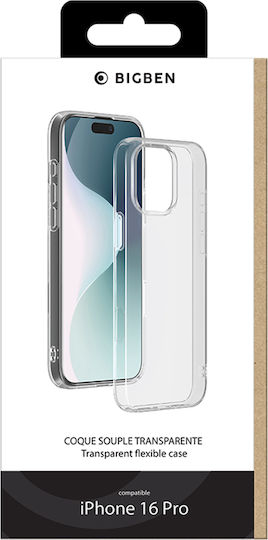 Bigben Case Iphone 16 Pro Flexible Silisoft Anti-yellowing Transparent