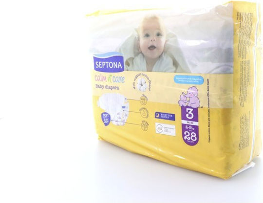 Septona Tape Diapers No. 3 for 4-9kg 28pcs