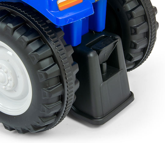 Kids Electric Ride On Tractor with Trailer Blue