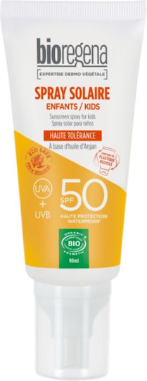 Bioregena SoBio SPF50 Αδιάβροχο Παιδικό Αντηλιακό Spray για Πρόσωπο & Σώμα 90ml