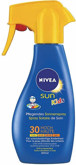 Nivea Sun Kids Protect & Care SPF30 Waterproof Kids Sunscreen Spray for Face & Body 300ml