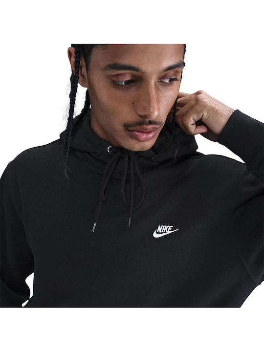 Club Sweatshirt with Black Hood