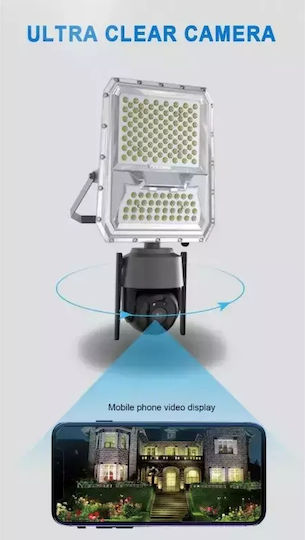 Gdsuper Solar LED Floodlight 100W with Remote Control