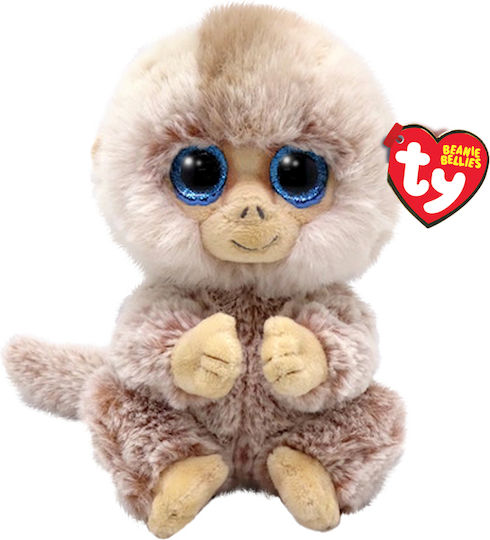 TY Plush Bellies Stubby Monkey For 3+ Years 15 cm