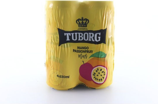 Αναψυκτικό Mango & Passionfruit Tuborg (4x330 Ml)