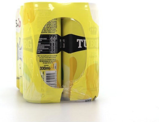 Tuborg Soft Drink Lemon with Carbonation in Box 47742 6x330ml