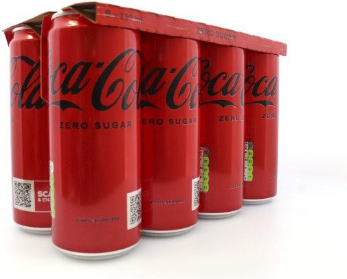 Coca-Cola Zero Băutură Răcoritoare Carbogazoasă Fără Zahăr în Cutie 8x330ml