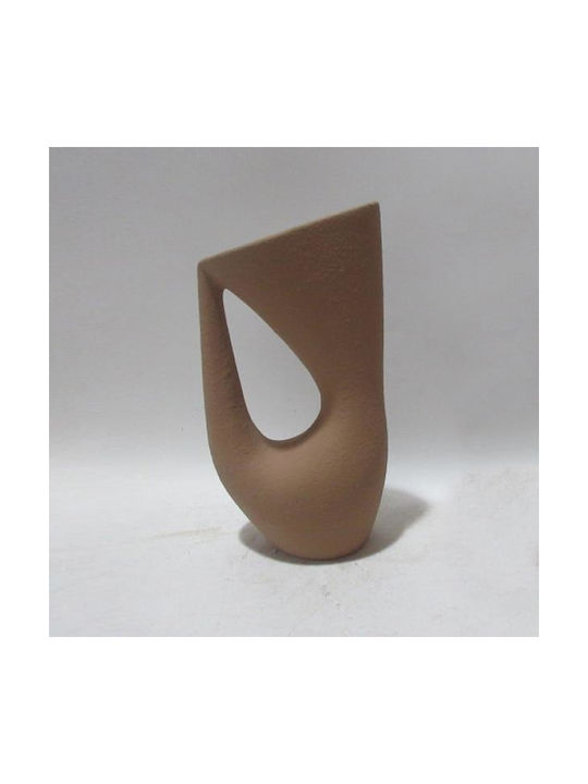 Decorative Vase Brown 16.5x9.5x32.5cm