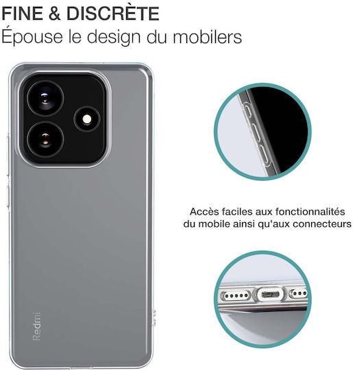 Husă Bigben Connected Xiaomi Redmi Note 14 Soft Din TPU Transparentă Anti-Îngălbenire