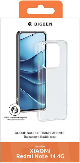 Husă Bigben Connected Xiaomi Redmi Note 14 Soft Din TPU Transparentă Anti-Îngălbenire