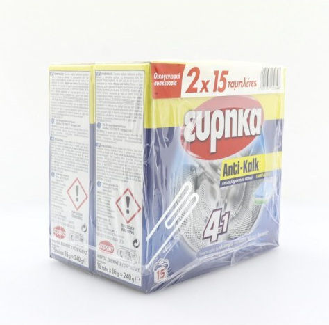 Eureka Antikalk Tabs 15 Stück x 16g 2 Stück