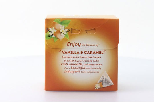 Lipton Μαύρο Τσάι 20 Φακελάκια 1.7gr με Άρωμα Καραμέλα & Βανίλια