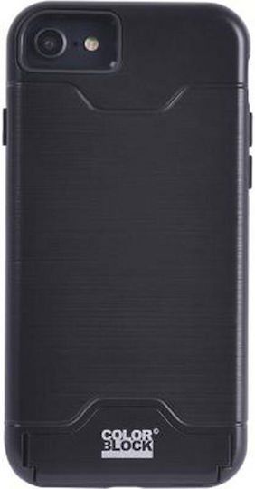 Color Block Case Iphone Se 2020 8/7 Rigid Black
