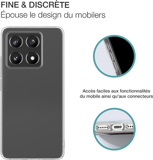 Bigben Case Xiaomi 14t Flexible Silisoft Anti-Yellowing Transparent Mobile Phone Case