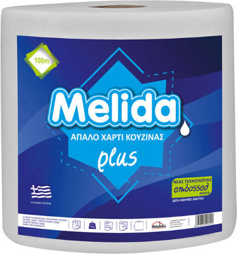 Melida Plus Χαρτί Κουζίνας Ρολό (950gr/Ρολό)