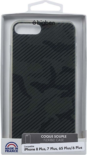 Bigben Connected Husa Protectoare Iphone 6 Plus/7 Plus/8 Plus Model Dungi Camuflaj