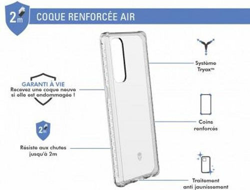 Force Case Reinforced Case Oppo Reno 4 Pro Air Transparent