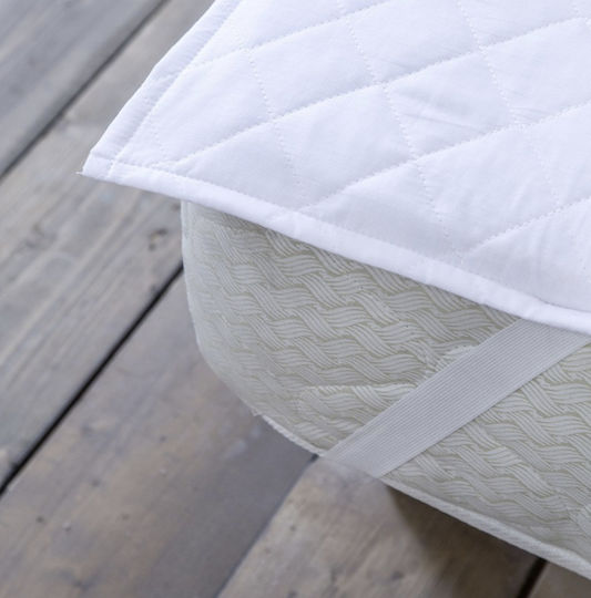 Nima Protective Cover King Size with Elastic Bands Abbraccio White 180x200cm
