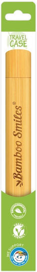 Bamboo Smiles 11738 Θήκη Ταξιδίου Οδοντόβουρτσας Μπαμπού Μπεζ