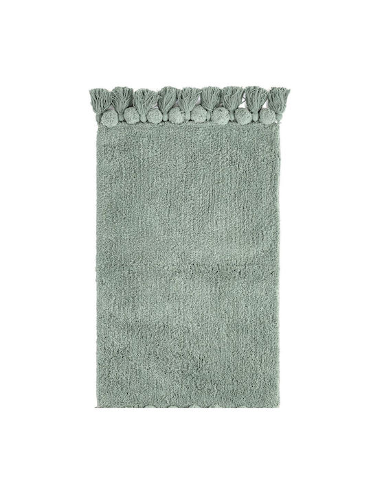 Nima Bath Mat Cotton Fresh Rock Green 50x80cm