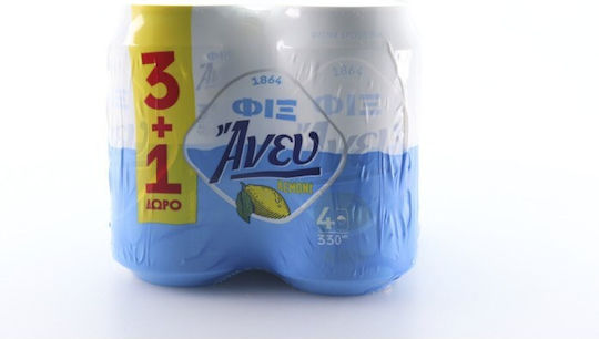 Fix Λεμόνι Lager Κουτί 4x330ml