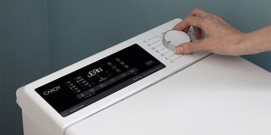 Candy Πλυντήριο Ρούχων Άνω Φόρτωσης 8kg 1200 Στροφών AI Weight Sense TCA284TM5-S