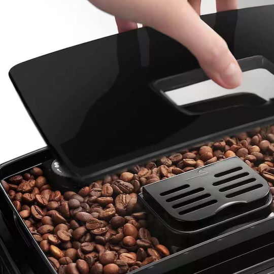 De'Longhi Magnifica Αυτόματη Μηχανή Espresso 1450W Πίεσης 15bar με Μύλο Άλεσης Μαύρη