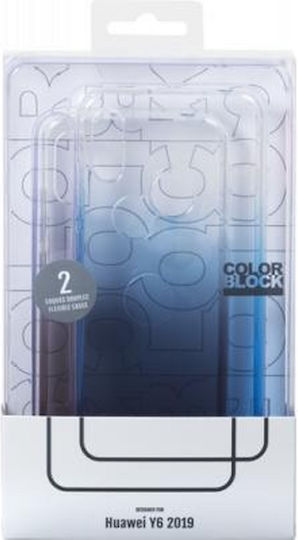 Color Block Protection Kit Colorblock Huawei Y6 2019 Blue