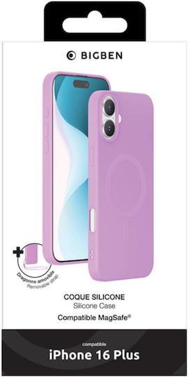 Bigben Schutzhülle Für iPhone 16 Plus Magsafe Rosa