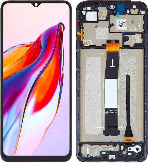 Xiaomi Redmi 12c Lcd+touch Screen+frame Black Original