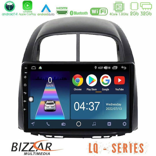Bizzar Ηχοσύστημα Αυτοκινήτου για Daihatsu Sirion Subaru Justy 2008-2010 (Bluetooth/USB/WiFi/GPS/Apple-Carplay/Android-Auto) με Οθόνη Αφής 10"