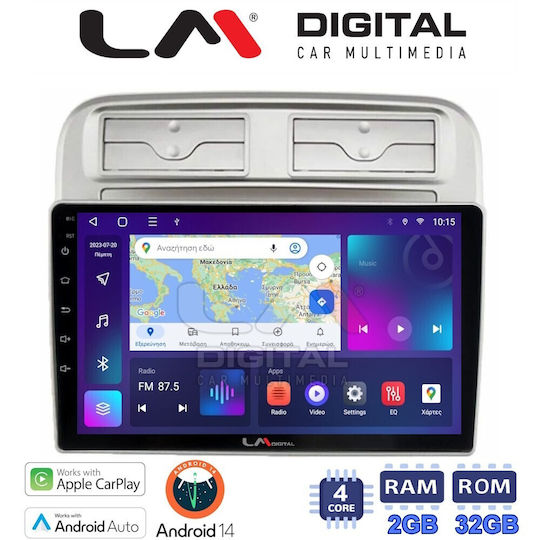 LM Digital Sistem Audio Auto pentru Fiat Grande Punto / Linia 2005-2012 (Bluetooth/USB/WiFi/GPS/Apple-Carplay/Android-Auto)
