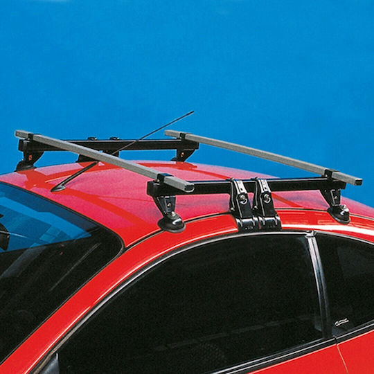 La Prealpina Aluminum Roof Bar Calypso 1.10 for Alfa Romeo Alfa 147 3D Without Legs Silver