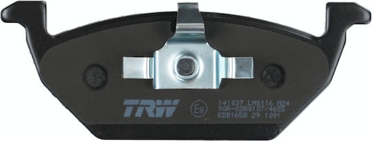 TRW Brake Pad Front 4pcs for Seat Altea / Leon / Toledo Skoda Octavia / Praktik / Roomster / Yeti Volkswagen Beetle / Bora / Golf