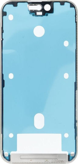 Екран със Сензорен Механизъм и Рамка за iPhone 15 Pro (Черен)