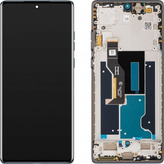 Motorola Οθόνη με Μηχανισμό Αφής και Πλαίσιο για Motorola Edge 50 Fusion (Μπλε)
