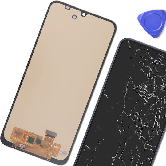 Οθόνη Galaxy mit Touch-Mechanismus für Samsung A165F, A166B, Galaxy A16 4G, A16 5G (Schwarz)