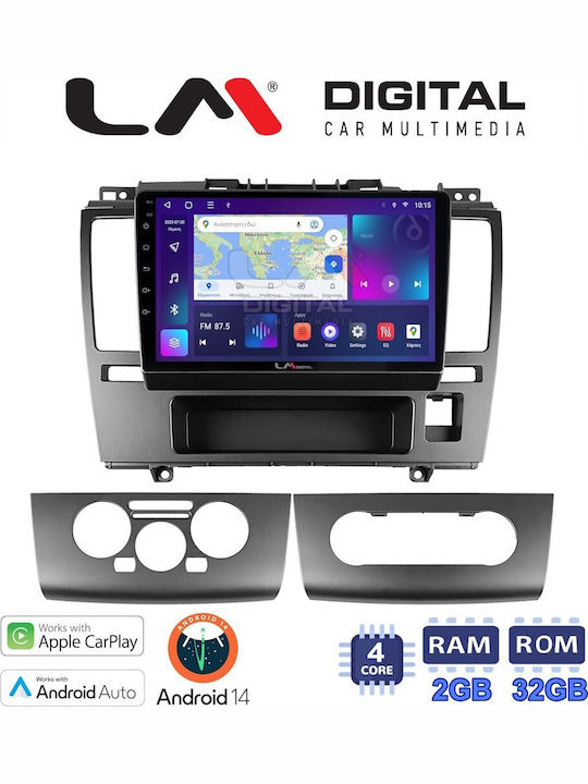 LM Digital Ηχοσύστημα Αυτοκινήτου για Nissan Tiida 2004 > 2012 (Bluetooth/USB/WiFi/GPS/Apple-Carplay/Android-Auto)