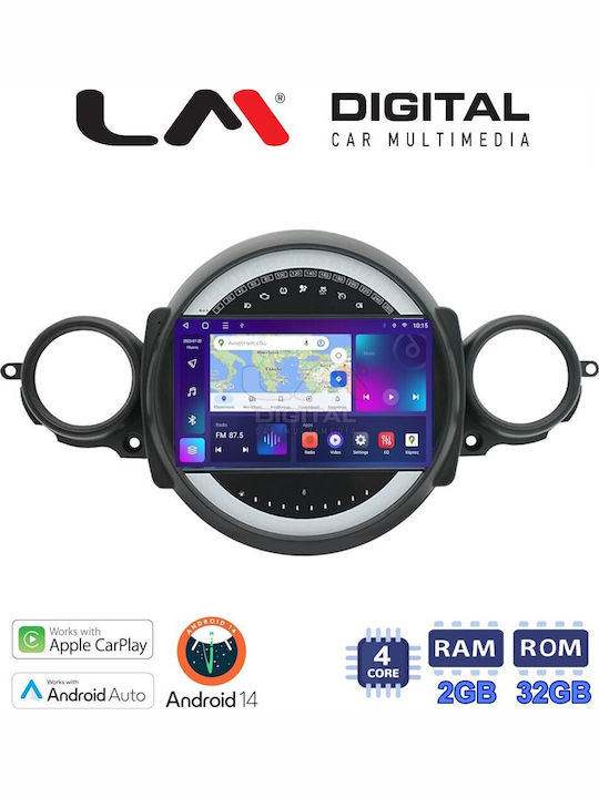 LM Digital Ηχοσύστημα Αυτοκινήτου για Mini Cooper / Clubman / Roadster R56 / R57 / R55 (Bluetooth/USB/WiFi/GPS/Apple-Carplay/Android-Auto) με Οθόνη Αφής 9"