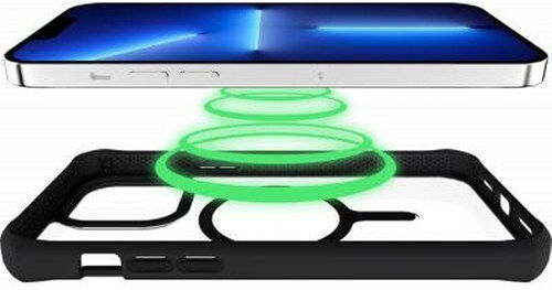 Itskins Калъф iPhone 14 Pro Max Подсилен Хибриден Солиден Съвместим с Magsafe Прозрачен
