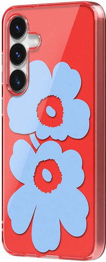 Samsung Case Samsung Galaxy S25 Plus Floral Pattern Unikko Ultra-trendy Red
