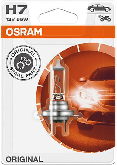 Osram Lamps Car Cool Blue Intense H7 Halogen 5000K Cold White 12V 55W 2pcs